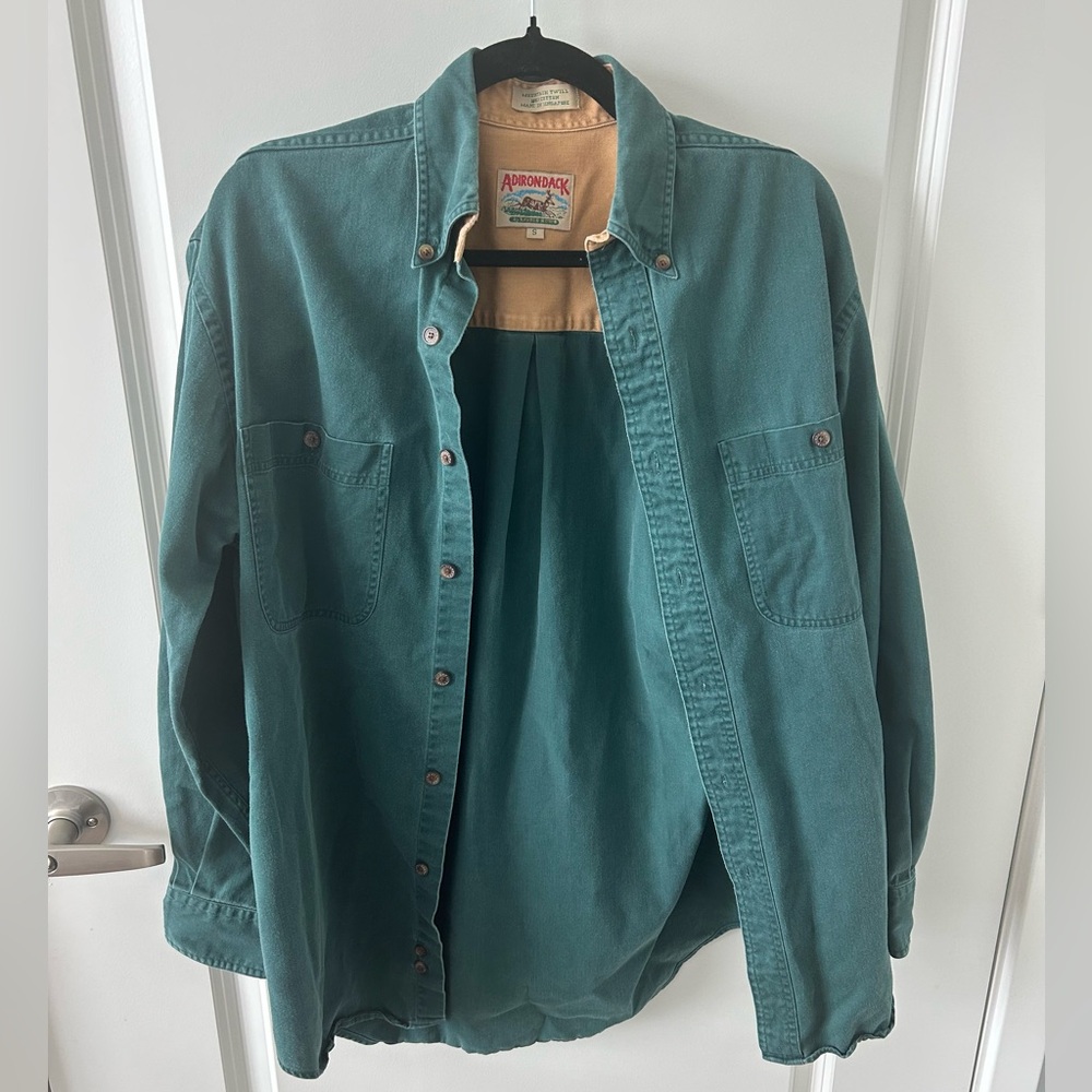 Vintage Adirondack Mountain Twill Button Down Shirt